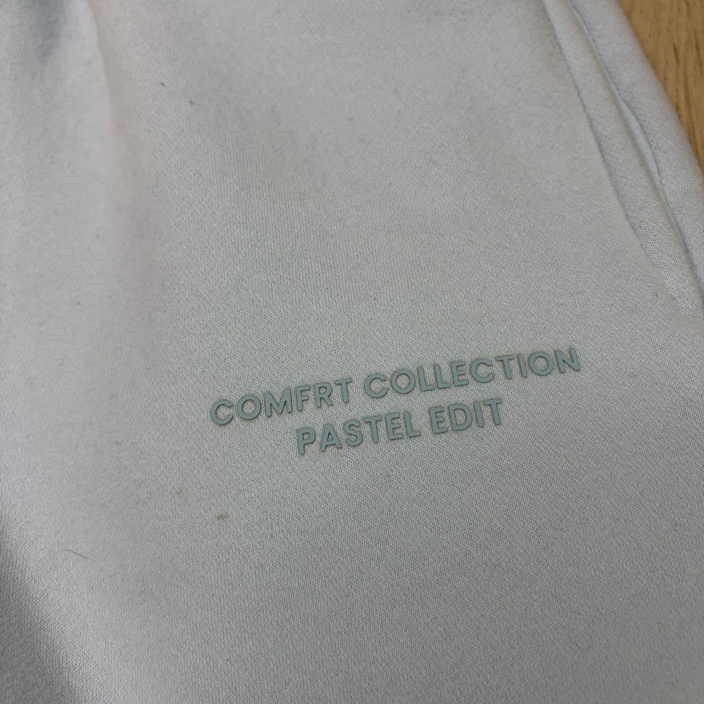 Comfrt Collection Pastel Edit Blue Women's Sweatpants Wide Leg Large Stretch - Picture 3 of 12